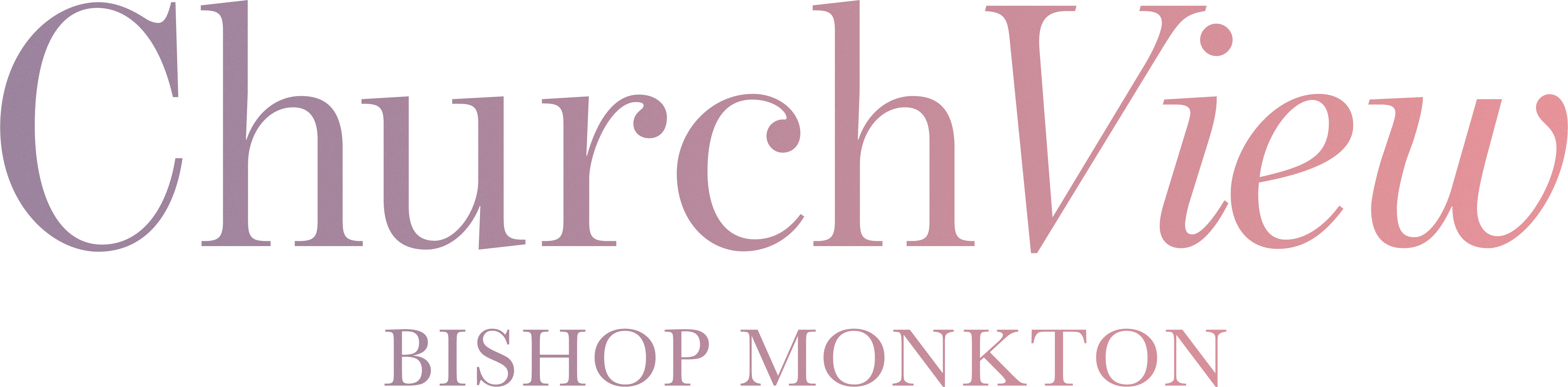 Church View Logo Pink Ombre
