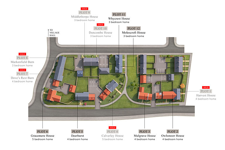 Kebbell Harvest View New Family Houses in Monkton, North…