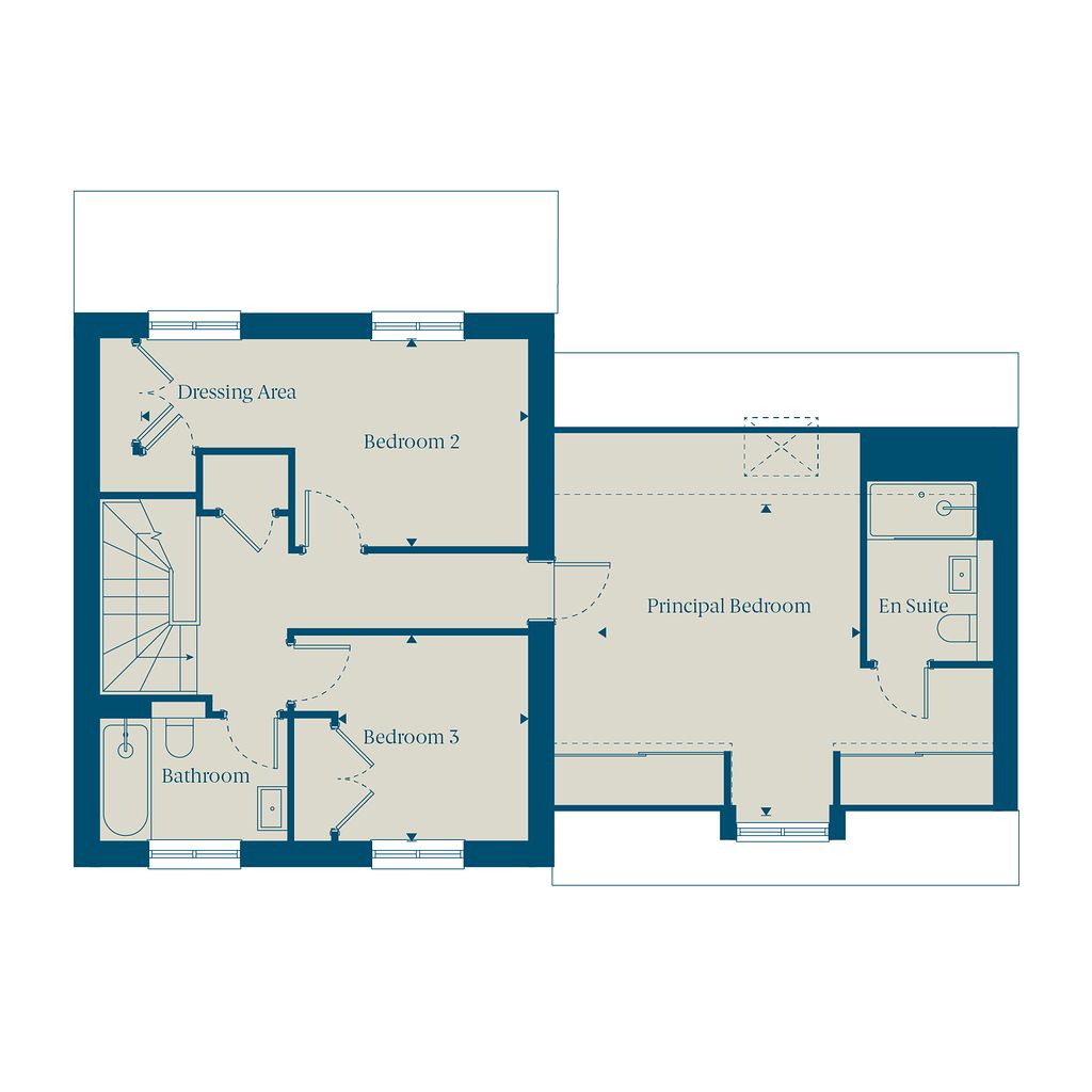 Alderbrook Type 6 Plot 15 no 27 first floor